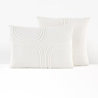 La Redoute Interieurs Kussensloop in getuft katoen, Massimo