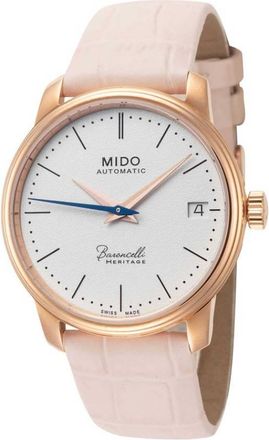 Mido Baroncelli III Automatic White Dial Ladies Watch M0272073601000