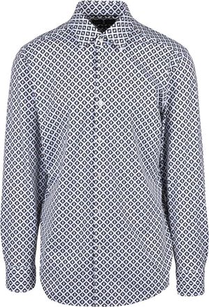 BOSS Stretch Shirt - White/Blue