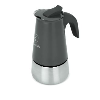 KASANOVA Caffettiera induzione 4 tazze grigia