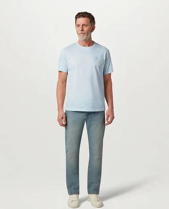 Belstaff Mens Belstaff Steel Mens T-Shirt - Sky Blue - Size: 40