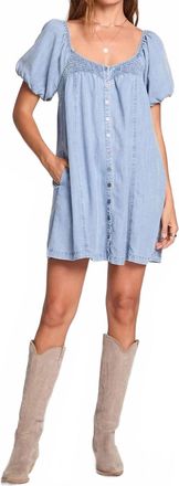 Saltwater Luxe Seymore Mini Dress In Vintage Indigo