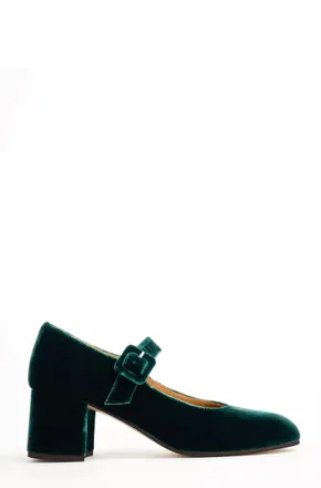 Penelope Chilvers Womens Honey Velvet Shoe In Bottle