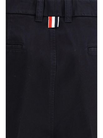 Thom Browne Typewriter Cloth Bermuda Shorts - Navy