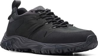 Clarks Sport Sneakers - Heren - Sneakers - Zwart - 42 1/2 EU - Leer - Schoenen