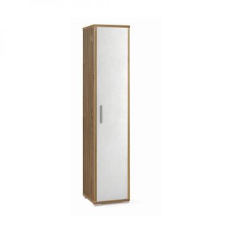 OEM Columna 1 Puerta 39l X 41p X H182 - Acabado Madera Nogal Y Blanco Mate - Sarmog