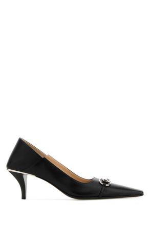 Gucci Black Leather Pumps