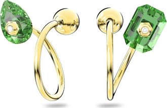 Swarovski Kristallen Oorbellen - Dames - Oorbellen - Groen - ONE Size - Accessoires