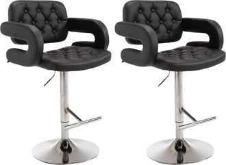 Clp Clp - Set De 2 Taburetes De Bar Dublin Negro