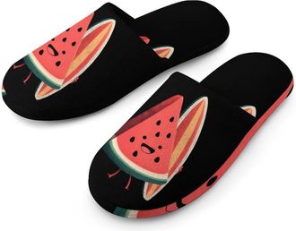 Generic Watermelon Surf Surfing Surfboard Mens House Slippers Slip Indoor Slipper On Shoes Warm Outdoor