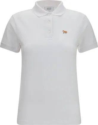 Maison Kitsun&eacute; Baby Fox Polo - White