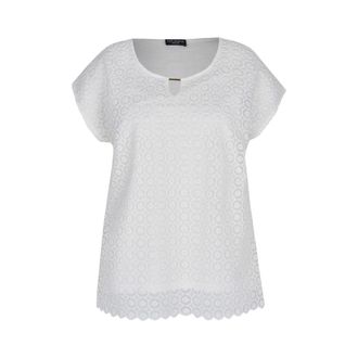 Via Appia Due Dames, Tops, Wit, Maat: L