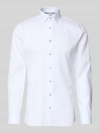 Olymp No. 6 Slim Fit Businesshemd mit Kentkragen in Weiss, Gr&ouml;&szlig;e 36