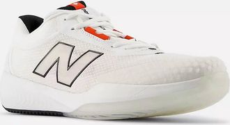 New Balance Mens Fuelcell 996V6 Shoes In White With Black And Team Red