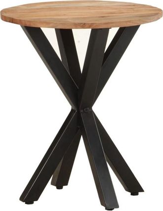 vidaXL Side Table 48x48x56 cm Solid Acacia Wood vidaXL