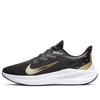 Nike (WMNS) Nike Air Zoom Winflo 7 Premium Black Metallic Gold Grain CV0140-001