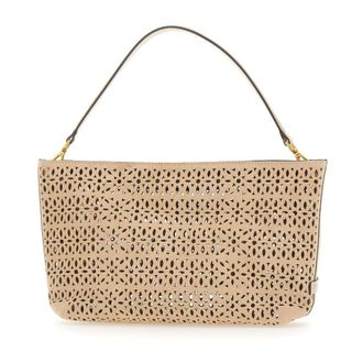Gianni Chiarini Handbags, female, Beige, Size: ONE SIZE Mashup Shoulder Bag