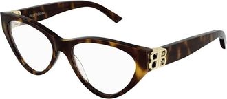 Balenciaga Glasses, female, Brown, Size: 54 MM Bb0172O Optical Frame