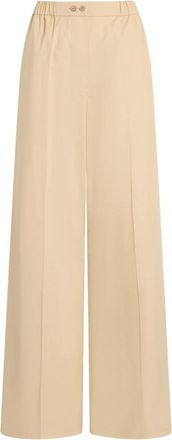 Patou Beige Relaxed Elasticated Pants