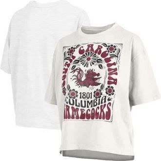 Pressbox Womens Pressbox White South Carolina Gamecocks Harmony Oversized T-Shirt at Nordstrom, Size Small
