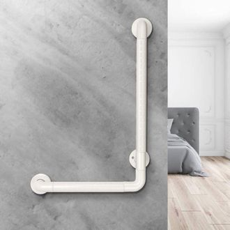 OEM Barras De Apoyo De Superficie Para Personas Mayores, Asa De Ducha Antideslizante, 60 X 40 Cm, Acero Inoxidable, En Forma De L, Montaje En Pared, Ba&ntilde;o,