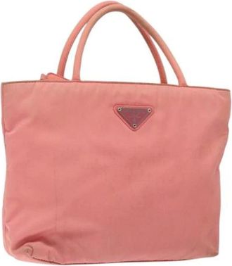 Prada Pre-owned Tote Bags, female, Pink, Size: ONE SIZE Pre-owned Tote Bag