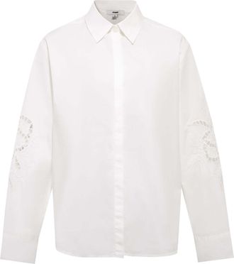 Mavi Langarmbluse MAVI Mavi Langarmhemd Long Sleeve Woven, Damen, Gr. XS, wei&szlig;, Obermaterial: 100% Baumwolle CO., Blusen Langarmbluse