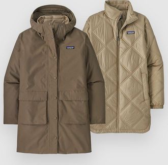 Patagonia Pine Bank 3-In-1 Parka marrone