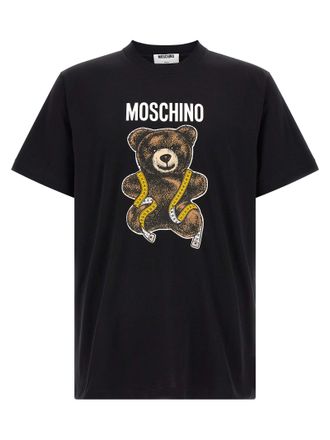 Moschino Black Cotton Mens T-Shirt