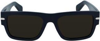 Ferragamo Classic Logo 54mm Rectangular Sunglasses in Blue at Nordstrom Rack