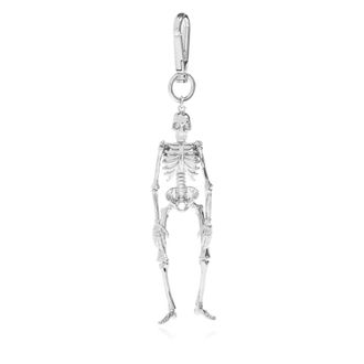Alexander McQueen Alexander McQueen, Keyrings, male, Gray, Size: ONE SIZE Dancing Skeleton Charm