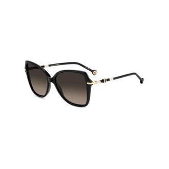 Carolina Herrera Sunglasses, female, Black, Size: 56 MM Sunglasses