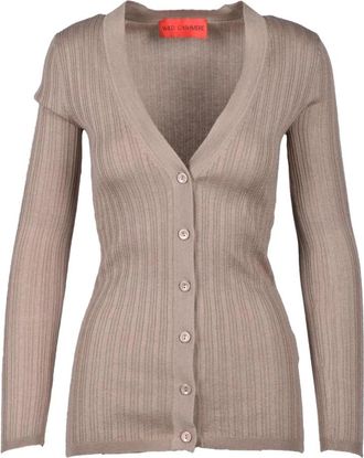 Wild Cashmere Vest - Dames - Vesten - Beige - M - Kasjmier - Truien & Vesten