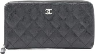 Chanel Pre-owned Wallets, female, Black, Size: ONE SIZE Pre-owned Vintage Wallet