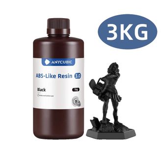 OEM Resina Para Impresi&oacute;n 3d, De Alta Resistencia, Baja Viscosidad, 3 Kg, Color Negro