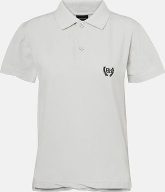 Balenciaga Polo Laurel in piqué di cotone