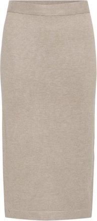 Saint Tropez Midi Rokken - Dames - Midirokken - Beige - XS - Rokken