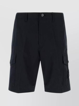 Stone Island bermuda shorts with belt loops and multiple pockets