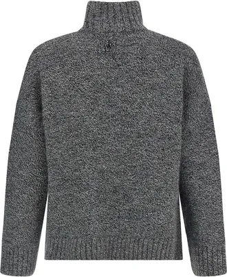 J.W.Anderson Leather Patch Pocket Sweater - Gray