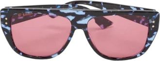 Dior Pre-owned Vintage Vierkante Zonnebril - Dames - Vintage Accessoires - Roze - ONE Size - Vintage