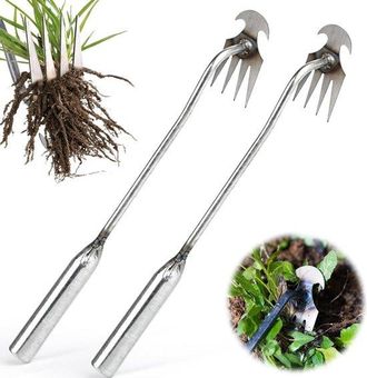 OEM 2 Herramientas Para Desherbar - Deshierbar - 35 Cm - Multifuncional - Aptas Para Jard&iacute;n - Aflojar La Tierra