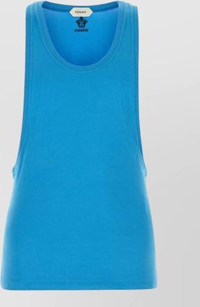 Versace stretch cotton racerback tank top