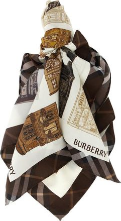 Burberry Multicolor Storefront Printed Scarf