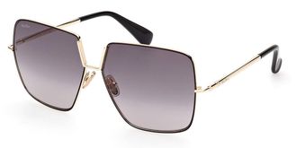 Max Mara MM0082 DESIGN9 32B Womens Sunglasses Gold Size 60