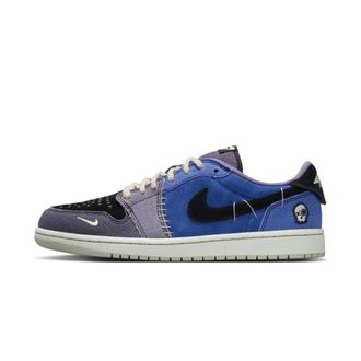 Nike Jordan 1 Retro Low OG Zion Williamson Voodoo Alternate - unisex - Sport - Veelkleurig - Maat: 35 1/2 EU Leer