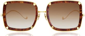Anna-Karin Karlsson WHITE MOON Maple Tortoise Womens Sunglasses Gold Size 56