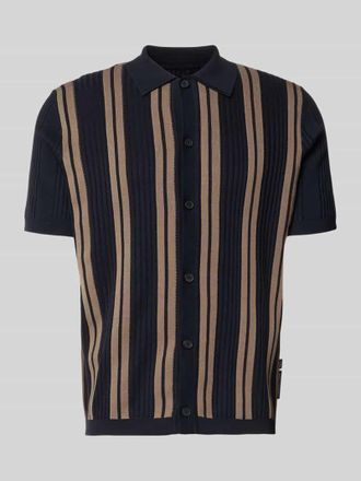Marc O'Polo Regular Fit Poloshirt aus reiner Baumwolle Marc OPolo &times; DFB Travel Collection in Dunkelblau, Gr&ouml;&szlig;e XXXL