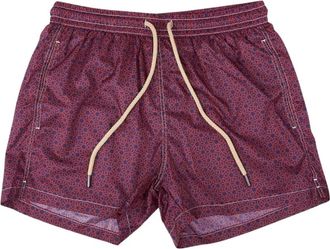 Fefē Mosaico Zwemshort - Heren - Strandmode - Rood - XL - Polyester - Badmode