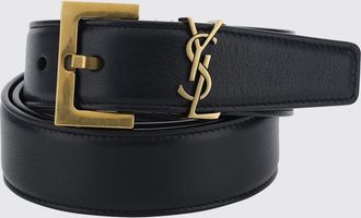 Saint Laurent Cintura Cassandre Saint Laurent in pelle