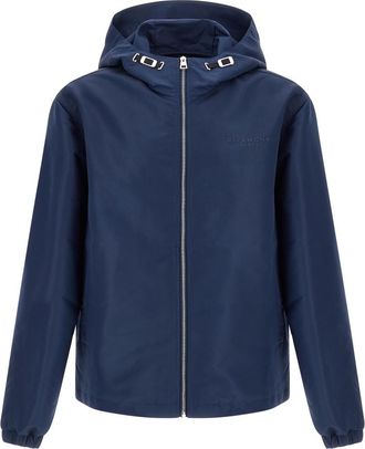 Givenchy Navy Blue Hood Jackets